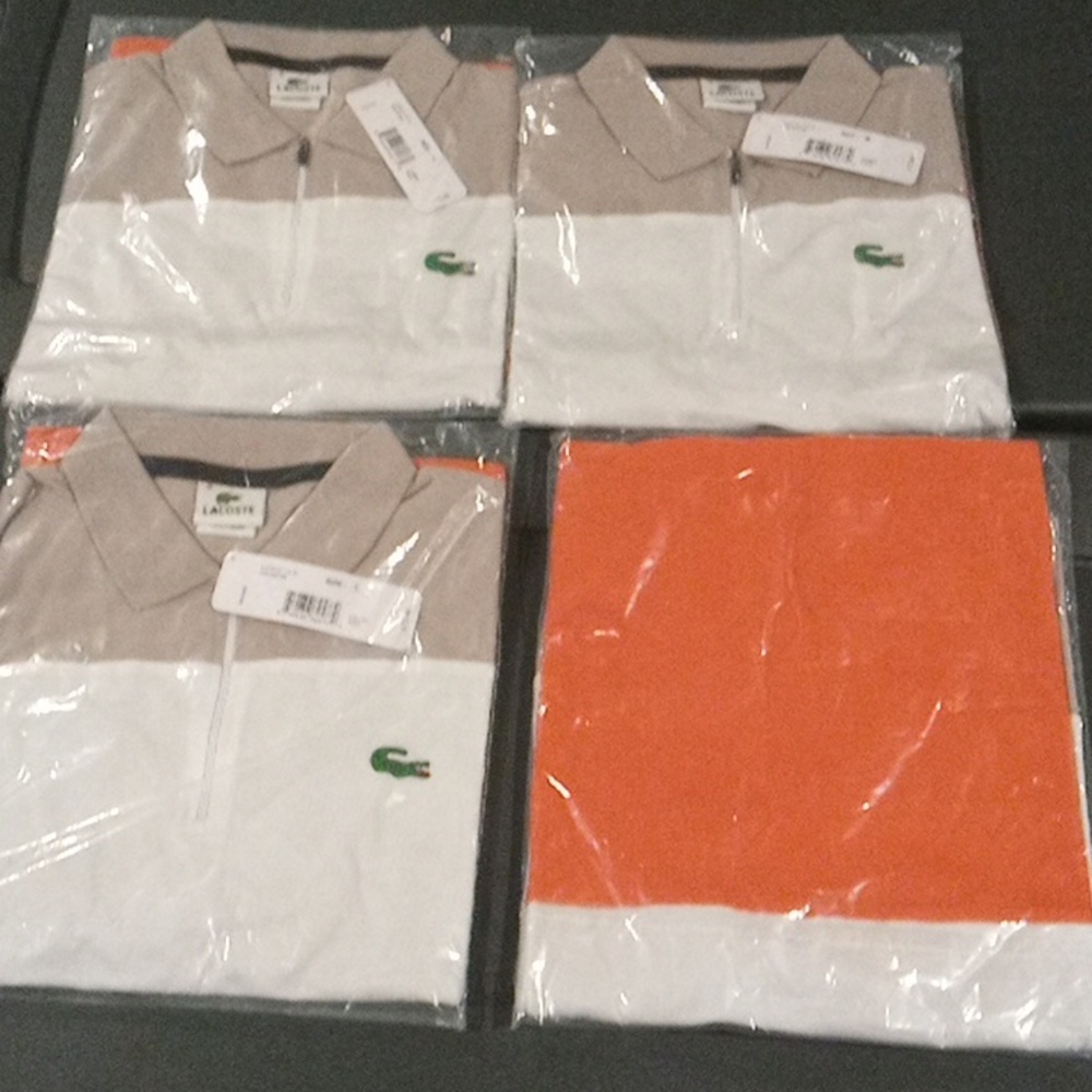 Brand new men's cotton Lacoste polo style shirt